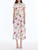 *VIRTUAL TRUNK SHOW* Oscar de la Renta Short Sleeve Iris Flowers Poplin Day Dress