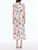 *VIRTUAL TRUNK SHOW* Oscar de la Renta Short Sleeve Iris Flowers Poplin Day Dress