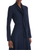 *VIRTUAL TRUNK SHOW* Oscar de la Renta Long Sleeve Draped Neck Silk Georgette Day Dress