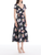 *VIRTUAL TRUNK SHOW* Oscar de la Renta Short Sleeve Painted Iris Poplin Day Dress