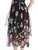 *VIRTUAL TRUNK SHOW* Oscar de la Renta Cap Sleeve Painted Iris Degrade Silk Chiffon Dress