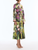 *VIRTUAL TRUNK SHOW* Oscar de la Renta Long Sleeve Abstract Garden Poplin Sateen Dress