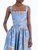 *VIRTUAL TRUNK SHOW* Oscar de la Renta Sleeveless Stripey Plaid Silk Twill Day Dress