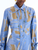 *VIRTUAL TRUNK SHOW* Oscar de la Renta Long Sleeve Stripey Plaid Silk Twill Day Dress