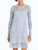 *VIRTUAL TRUNK SHOW* Oscar de la Renta Long Sleeve Chrysanthemum 3d Guipure Day Dress