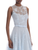 *VIRTUAL TRUNK SHOW* Oscar de la Renta Sleeveless Floral Oscar Lace Circle Skirt Day Dress