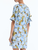*VIRTUAL TRUNK SHOW* Oscar de la Renta Midi Sleeve Watercolor Iris Poplin Dress