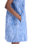 *VIRTUAL TRUNK SHOW* Oscar de la Renta Sleeveless Velvet Print Satin Shift Dress