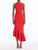 *VIRTUAL TRUNK SHOW* Oscar de la Renta Sleeveless Ruffle Slit Knit Dress