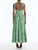 *VIRTUAL TRUNK SHOW* Oscar de la Renta Sleeveless Velvet Print Poplin Sateen Day Dress