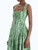 *VIRTUAL TRUNK SHOW* Oscar de la Renta Sleeveless Velvet Print Poplin Sateen Day Dress