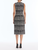 *VIRTUAL TRUNK SHOW* Oscar de la Renta Sleeveless Glen Plaid Boucle Tweed Day Dress