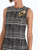 *VIRTUAL TRUNK SHOW* Oscar de la Renta Sleeveless Glen Plaid Boucle Tweed Day Dress