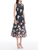 *VIRTUAL TRUNK SHOW* Oscar de la Renta Sleeveless Iris Degrade Fil Coupe Dress