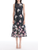 *VIRTUAL TRUNK SHOW* Oscar de la Renta Sleeveless Iris Degrade Fil Coupe Dress