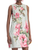 *VIRTUAL TRUNK SHOW* Oscar de la Renta Sleeveless Floral Chine Fil Coupe Jacquard Shift