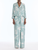 *VIRTUAL TRUNK SHOW* Oscar de la Renta Long Sleeve Stripey Plaid Silk Twill Blouse