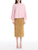*VIRTUAL TRUNK SHOW* Oscar de la Renta Long Sleeve Tonal Threadwork Embroidered Blouse