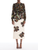 *VIRTUAL TRUNK SHOW* Oscar de la Renta Watercolor Iris Satin Pencil Skirt