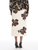 *VIRTUAL TRUNK SHOW* Oscar de la Renta Watercolor Iris Satin Pencil Skirt