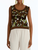 *VIRTUAL TRUNK SHOW* Oscar de la Renta Fabric Insert Knit Tank