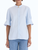 *VIRTUAL TRUNK SHOW* Oscar de la Renta Short Sleeve Cotton Poplin Sateen Blouse