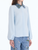 *VIRTUAL TRUNK SHOW* Oscar de la Renta Long Sleeve Beaded Iris Embroidered Collar Georgette Blouse