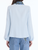 *VIRTUAL TRUNK SHOW* Oscar de la Renta Long Sleeve Beaded Iris Embroidered Collar Georgette Blouse
