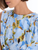 *VIRTUAL TRUNK SHOW* Oscar de la Renta Sleeveless Watercolor Iris Poplin Blouse