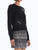 *VIRTUAL TRUNK SHOW* Oscar de la Renta Lazer Cut Embroidered Detail Pullover
