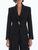 *VIRTUAL TRUNK SHOW* Oscar de la Renta Long Sleeve Floral Wool Jacquard Tailoring Jacket