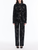 *VIRTUAL TRUNK SHOW* Oscar de la Renta Long Sleeve Floral Flocked Denim Jacket