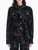*VIRTUAL TRUNK SHOW* Oscar de la Renta Long Sleeve Floral Flocked Denim Jacket