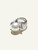 Tamara Comolli 18K White Gold Tahitian Pearl Ring with Diamond Pavé, Size 54 (6 3/4)