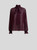 Etro Jacquard Blouse with Silk Scarf and Fil Coupé Motif in Burgundy
