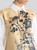Etro Cotton and Silk Shirt with Placed Floral Print on the Front in Beige, Size 48
