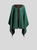 Etro Reversible Wool Cape in Green