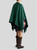 Etro Reversible Wool Cape in Green