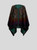 Etro Reversible Wool Cape in Green