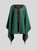 Etro Reversible Wool Cape in Green