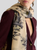 Etro Wool and Cashmere Scarf with Floral Motif in Cream