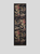 Etro Brushed Wool Scarf with Two Prints in Black
