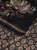 Etro Brushed Wool Scarf with Two Prints in Black