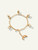 Tamara Comolli 18K Yellow Gold Mikado Flamenco Charm Bracelet with Diamond Pavé