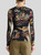 Etro Long Sleeve Jersey Top with Deep V-Neck in Black