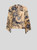 Etro Floral Printed Silk Top in Beige, Size 48