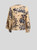 Etro Floral Printed Silk Top in Beige, Size 48