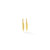 Cadar Yellow Gold Feather Earrings (Small)