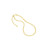 Cadar Yellow Gold Wings of Love Chain Necklace (Short)