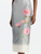 Oscar de la Renta Sleeveless Cosmos Mikado Day Dress in Pink/Grey